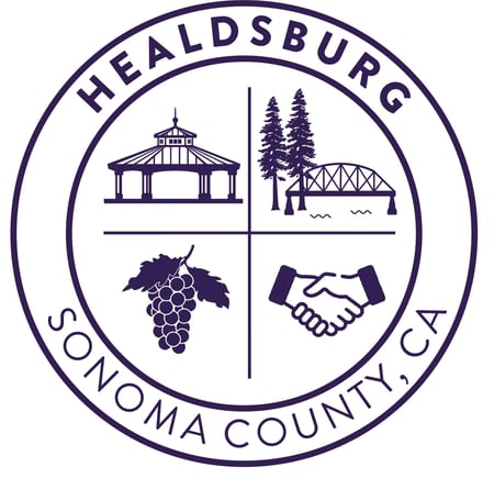 Logotipo de la Cámara de Comercio de Healdsburg
